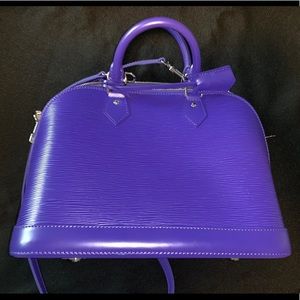 Louis Vuitton Epi Alma PM (rare purple)